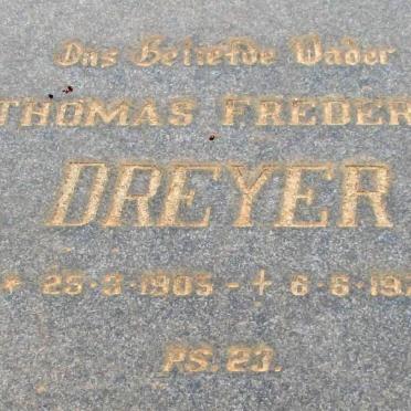 DREYER Thomas Frederik 1905-1970