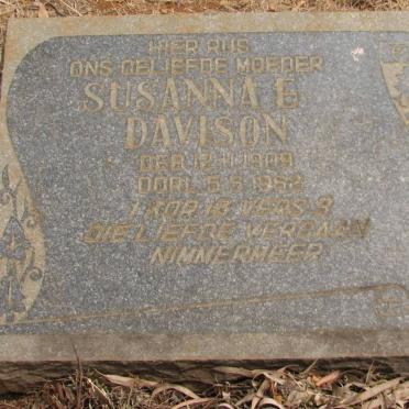 DAVISON Susanna E. 1909-1982