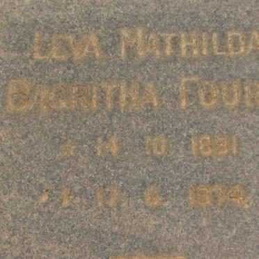 FOURIE Leva Mathilda Bagritha 1891-1974