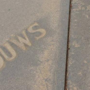 GOUWS Anna Johanna Maria 1932-