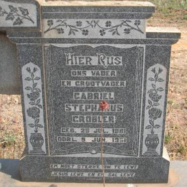 GROBLER Gabriel Stephanus 1881-1951 &amp; Anna Cecilia v.d. MERWE 1884-1949