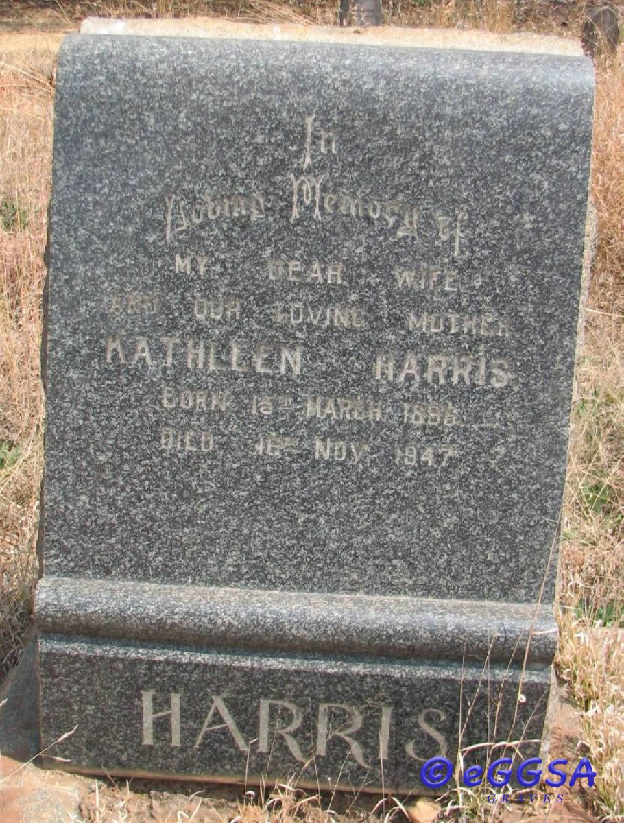 HARRIS Kathleen 1886-1947