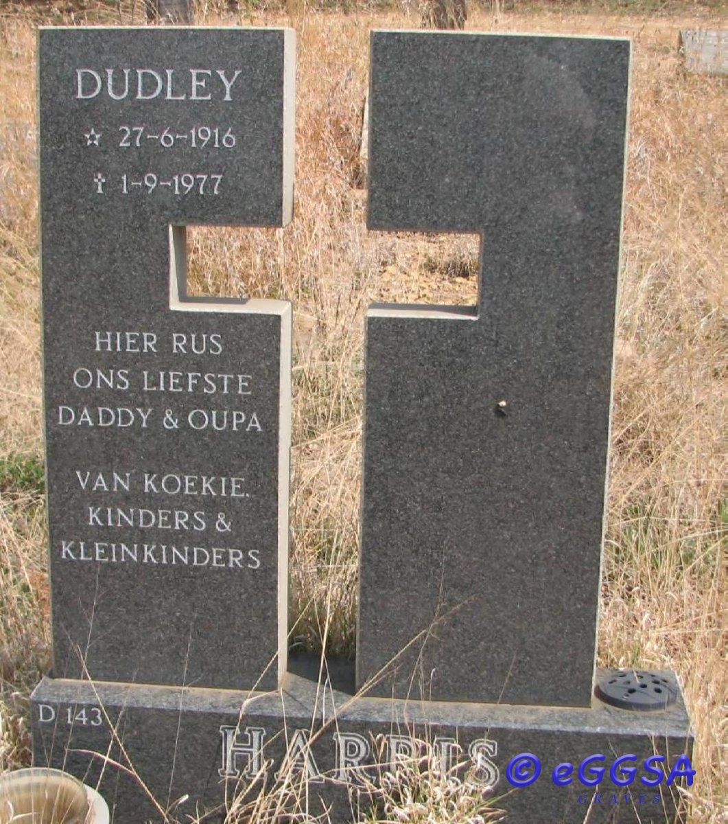 HARRIS Dudley 1916-1977