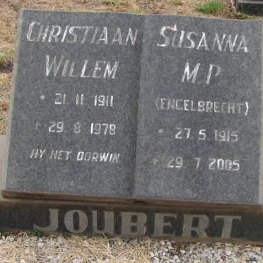 JOUBERT Christiaan Willem 1911-1978 &amp; Susanna M.P. ENGELBRECHT 1915-2005