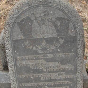 KOEKEMOER Getruida Magdalena 1865-1900 :: KOEKEMOER G.M. 1896-1896