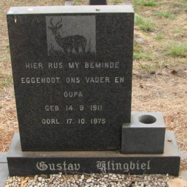 KLINGBIEL Gustav 1911-1975