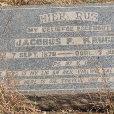 KRUGEL Jacobus F. 1878-1944