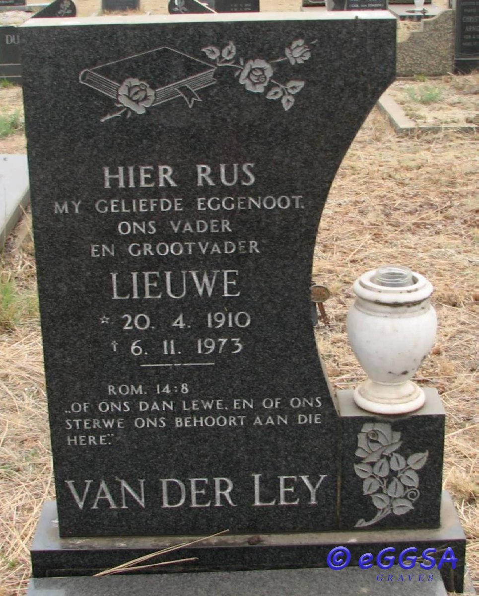 LEY Lieuw, van der 1910-1973