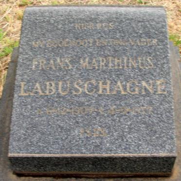 LABUSCHAGNE Frans Marthinus 1909-1977