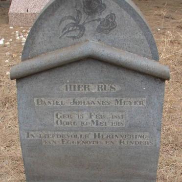 MEYER Daniel Johannes 1881-1918