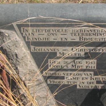 MULLER Johannes Christoffel 1943-1944