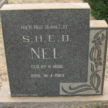NEL S.H.E.D. 1886-1969