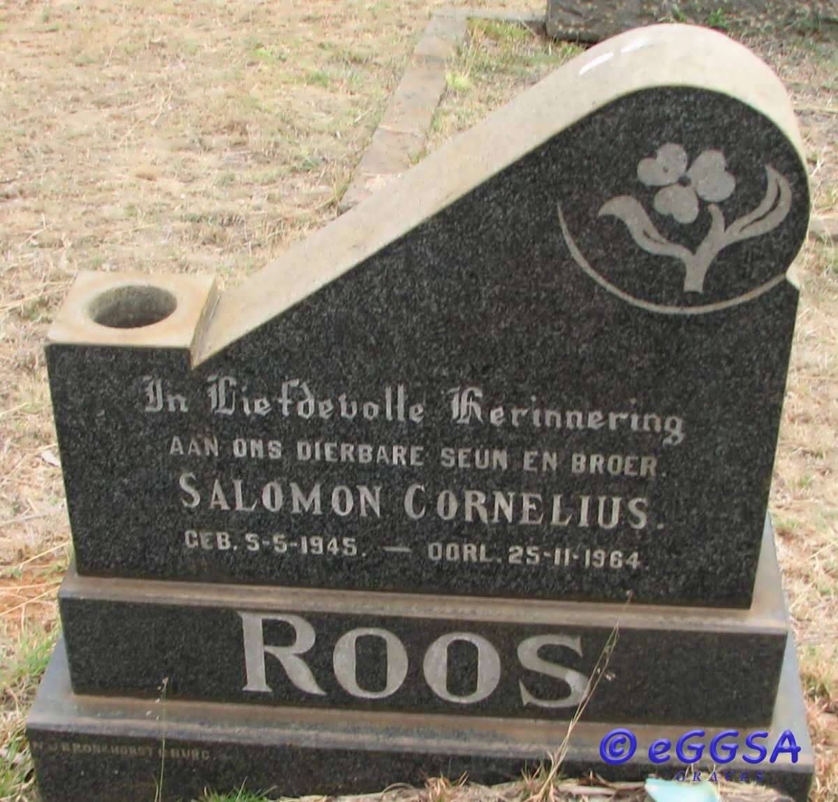 ROOS Salomon Cornelius 1945-1964