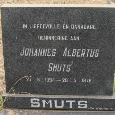 SMUTS Johannes Albertus 1894-1979