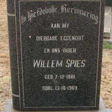 SPIES Willem 1901-1969