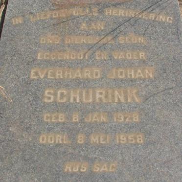 SCHURINK Everard Johan 1928-1958
