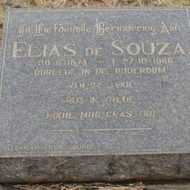 SOUZA Elias, de 1874-1966