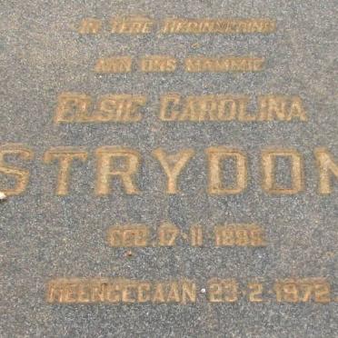 STRYDOM Elsie Carolina 1895-1972