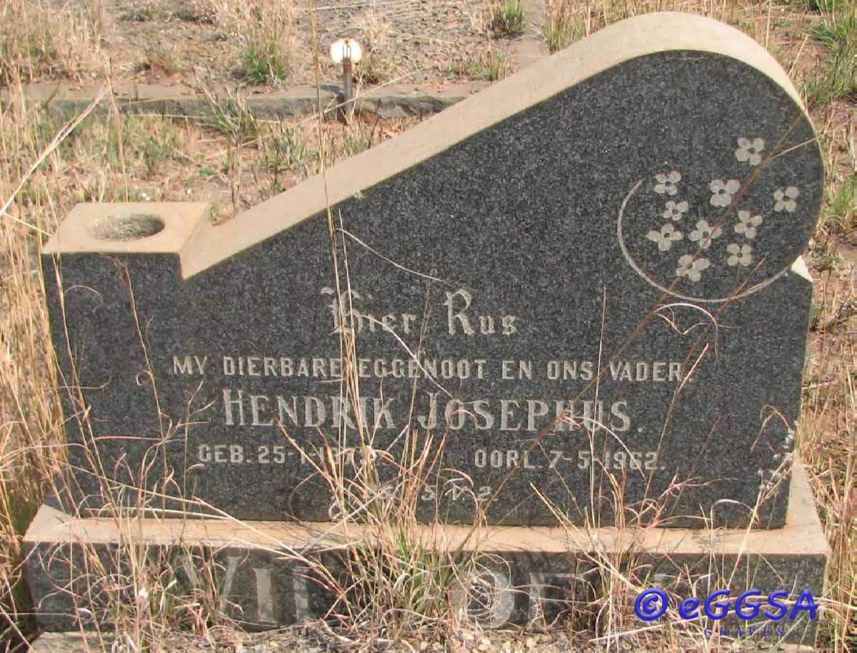 VILJOEN Hendrik Josephus 187?-1962