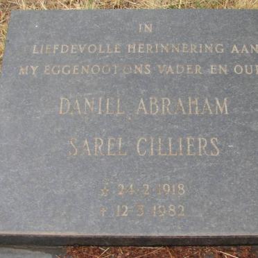 VENTER Daniel Abraham Sarel Cilliers 1918-1982