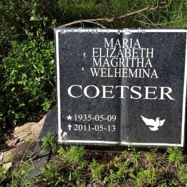 COETSER Maria Elizabeth Magritha Welhemina 1935-2011