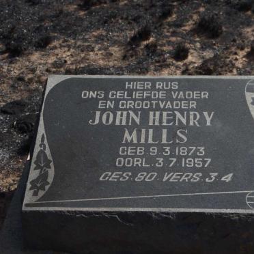 MILLS John Henry 1873-1957
