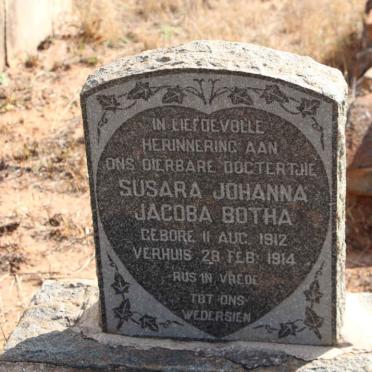 BOTHA Susara Johanna Jacoba 1912-1914