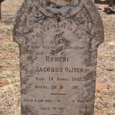 OLIVIER Robert Jacobus 1852-1911