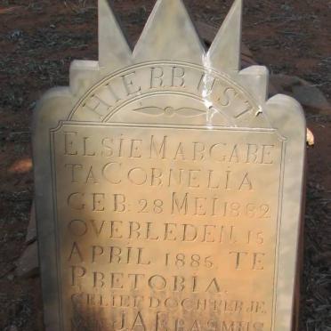 ERASMUS Elsie Margareta Cornelia 1882-1885