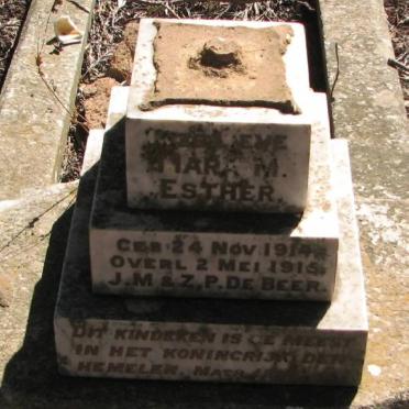 BEER Maria M. Esther, de 1914-1915