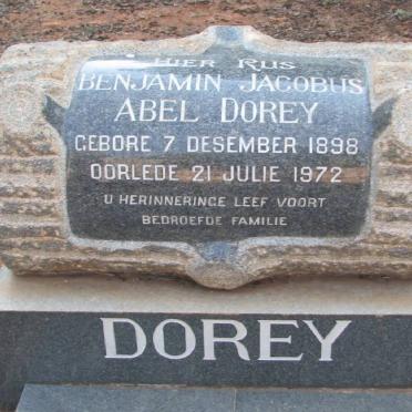 DOREY Benjamin Jacobus Abel 1898-1972