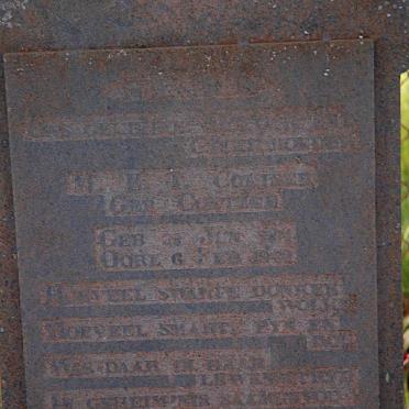 COETSER M.E.I. nee COETZER -1900