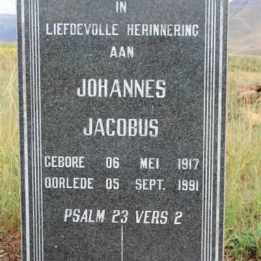 BOTHA Johannes Jacobus 1917-1991