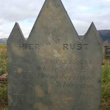 BOTHA Hermanus Petrus Johannes 1846-1890