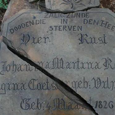 COETSER Johanna Martina Regina nee VILJOEN 1826-1880_1