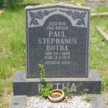 BOTHA Paul Stephanus 1899-1972