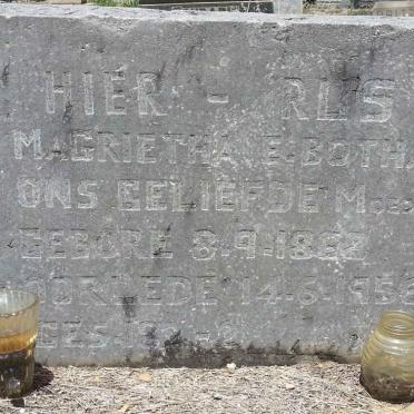 BOTHA Magrietha E. 1868-1956
