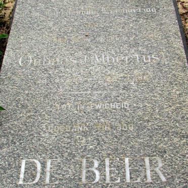 BEER Albertus, de