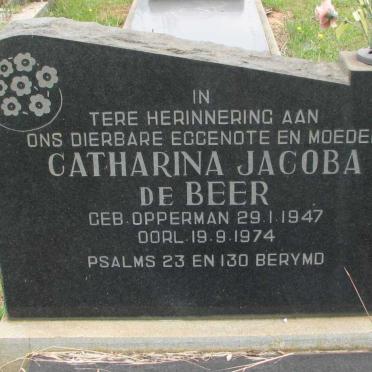 BEER Catharina Jacoba, de nee OPPERMAN 1947-1974