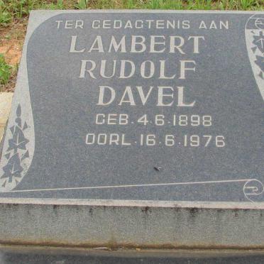 DAVEL Lambert  Rudolf 1898-1976