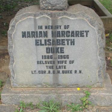 DUKE Marian Margaret Elisabeth 1886-1966