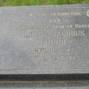 FOURIE Louis Jacobus 1947-1966