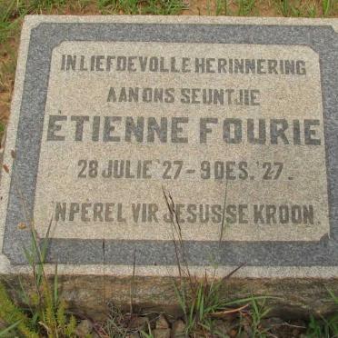 FOURIE Etienne 1927-1927