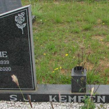 KEMPEN S.J. 1939-2000 &amp; M.M. 1942-