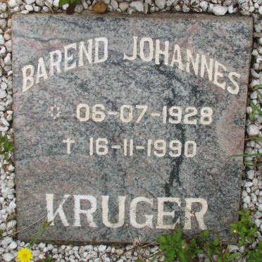 KRUGER Barend Johannes 1928-1990