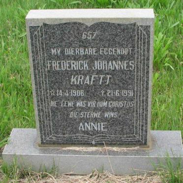 KRAFTT Frederick Johannes 1908-1991