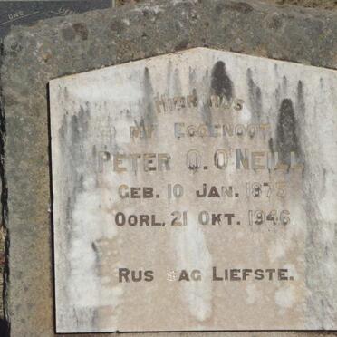 O'NEILL Peter Q. 1875-1946