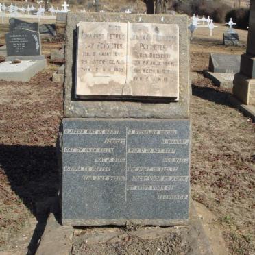 POTGIETER Johannes Petrus Izak 1842-1933 &amp; Johanna Elizabeth DREYER 1844-1942