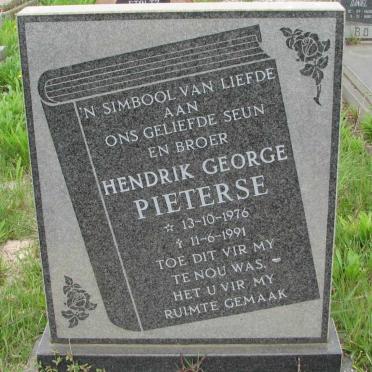 PIETERSE Hendrik George 1976-1991