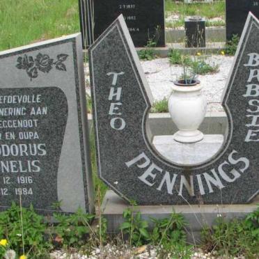 PENNINGS Theodorus Cornelis 1916-1984 &amp; Jacoba S.M. DU TOIT 1921-